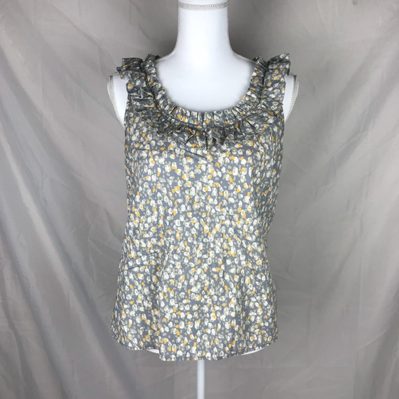 J. Crew Ruffle Top Sz 6 - Picture 1 of 6
